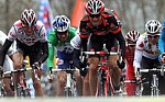 Kim Kirchen and Frank Schleck during stage 2 of the Criterium International 2008